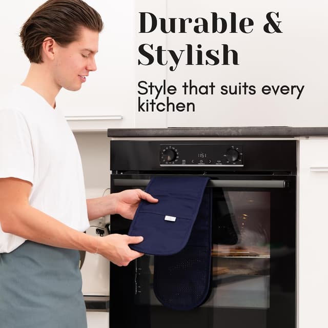 Thumbnail 6 de Laffair Double Oven Gloves 2-in-1 Heat Protection