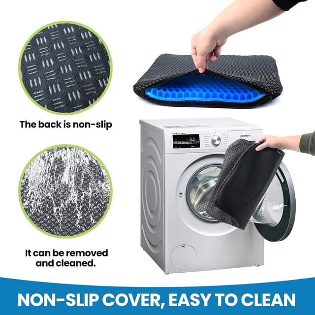 Thumbnail 4 de MOMOLILY Gel-Sitzkissen Groß 47x43x4 cm