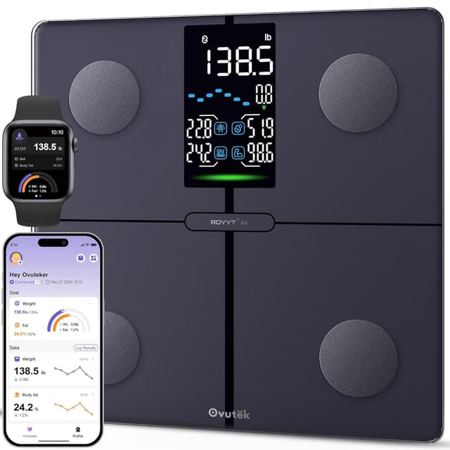 Detalle de Ovutek Smart Scale: Body Weight & Health