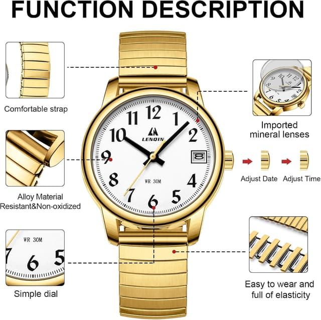 Thumbnail 5 de LN LENQIN Orologio da donna 30 mm