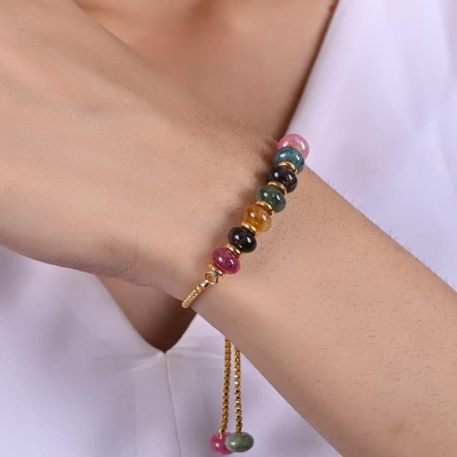 Thumbnail 1 de Gempires Multi Colour Quartz Bolo Bracelet