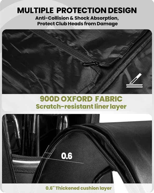 Thumbnail 1 de OutdoorMaster Padded Golf Travel Bag