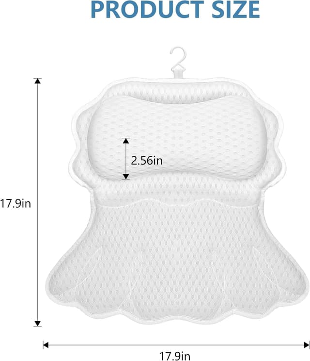 Thumbnail 6 de SetSail Bath Pillow 6‑Cup ergonomic tub pillow