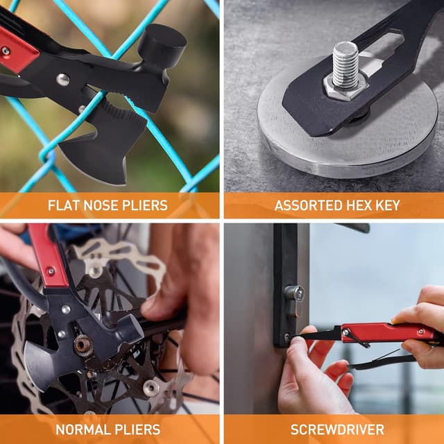 Thumbnail 5 de BIIB Idee Regalo Uomo Martello 12 funzioni