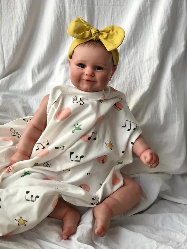 Imagen de MineeQu Babypuppe 19 Zoll mit Handhaar en OfertitasTOP