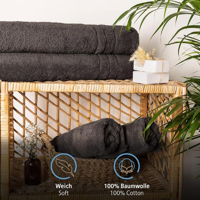 Detalle 2 de Komfortec Serviette de sauna 100 x 200 cm