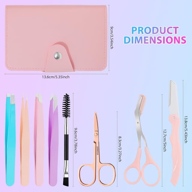 Thumbnail 6 de HEYMKGO 8-piece eyebrow grooming kit
