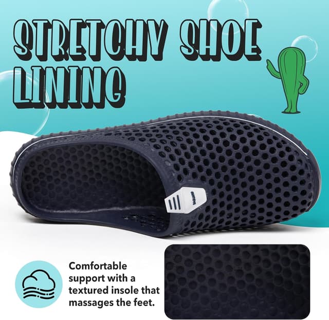 Detalle 2 de SAGUARO Clogs Hausschuhe Sommer 36 bis 45