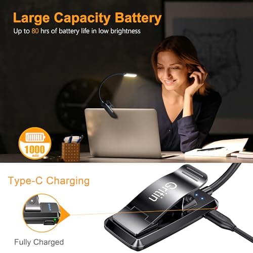 Thumbnail 3 de Gritin Luz de Lectura Recargable 1000 mAh 📚