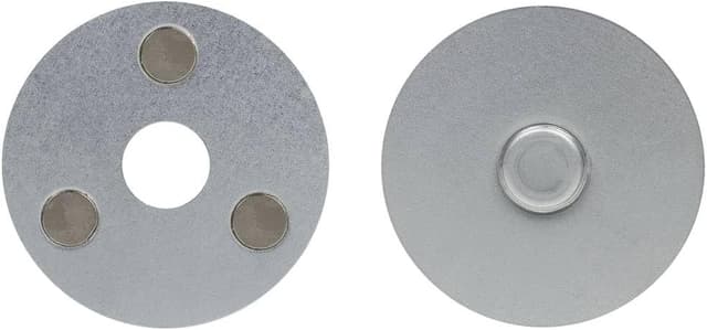 Detalle de Smartwares Magnetbefestigungsset FOT-14670 für Rauchmelder (Ø bis 8 cm) – Montage ohne Bohren