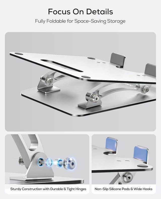 Detalle de Nulaxy Laptop Stand 10-17in