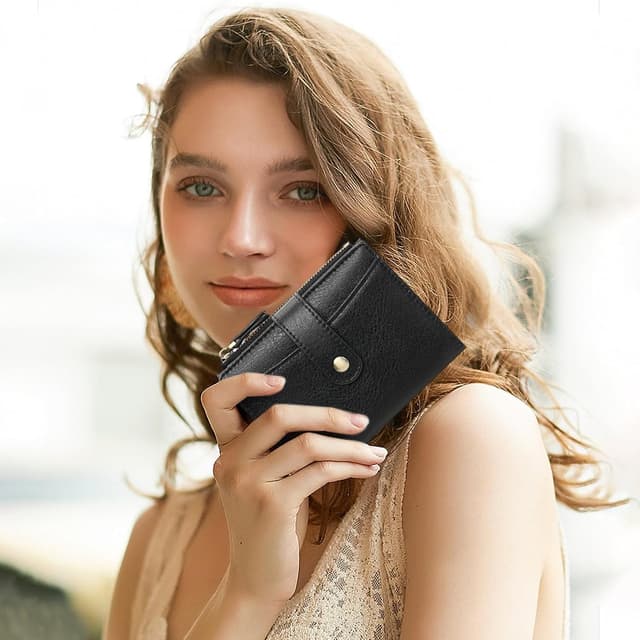 Thumbnail 6 de FALAN MULE Women's Wallet RFID 14‑slot 4.92in