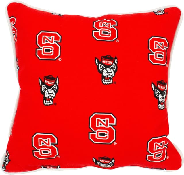 Detalle de College Covers NC State Wolfpack Outdoor Decorative Throw Pillow (16" x 16")
