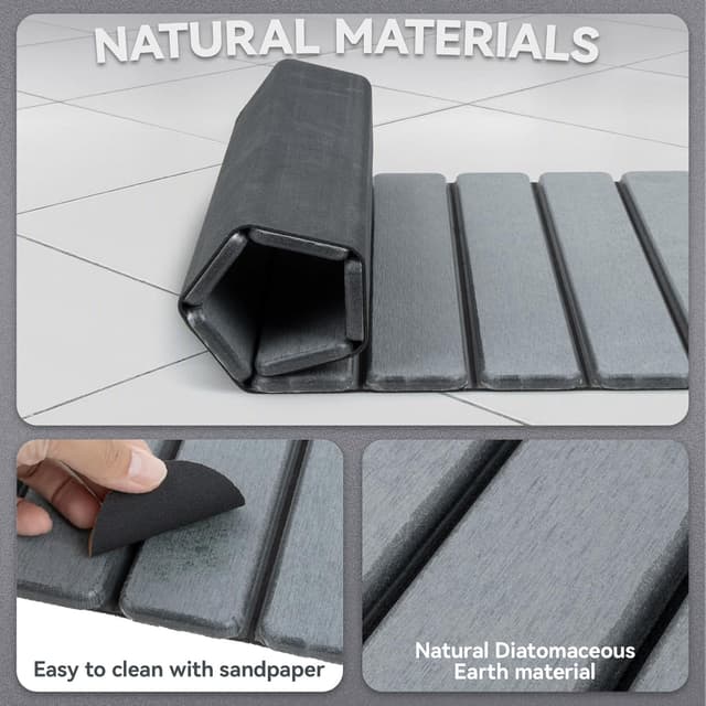 Thumbnail 5 de iHomara Alfombra de baño 60x39 cm