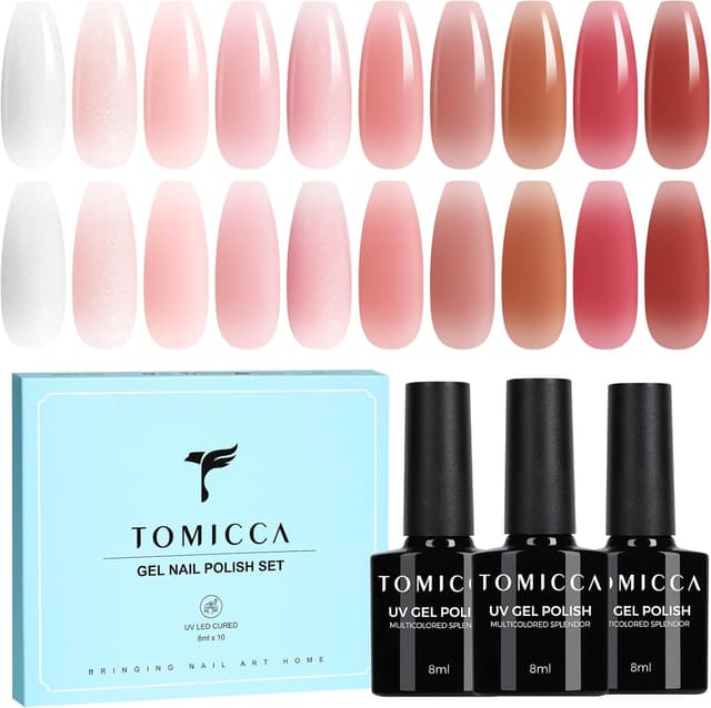 Imagen de TOMICCA Vernis Semi Permanent Kit 8 ml 💅 en OfertitasTOP