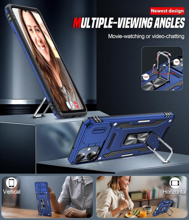 Thumbnail 4 de LeYi Galaxy A06 phone case with kickstand