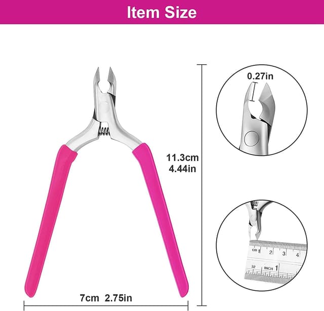 Detalle 2 de CGBE Cortacutículas Profesional ✂️ Afiladas y Antideslizantes