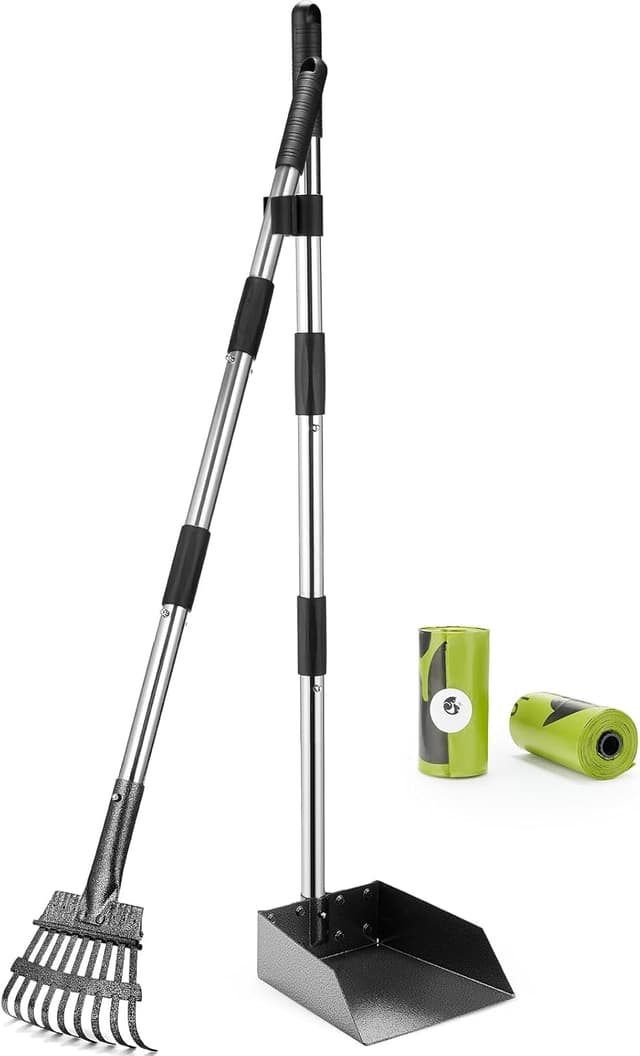 Detalle de Yangbaga XL dog pooper scooper 38.4 inch handle