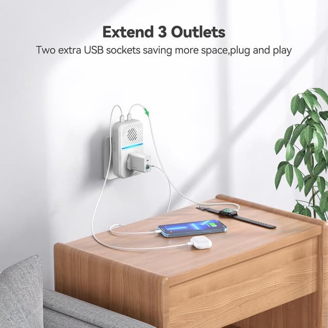 Thumbnail 1 de TECKNET 2-in-1 Wireless Doorbell 1300ft Range