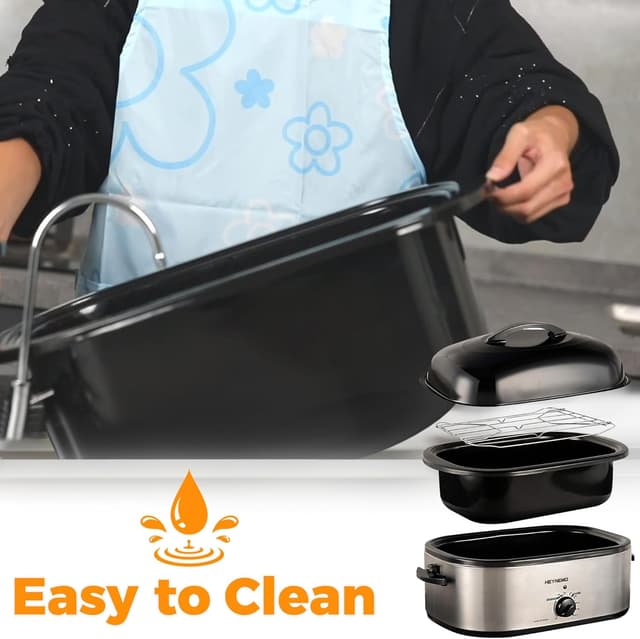 Thumbnail 4 de 28-Quart Electric Roaster Oven