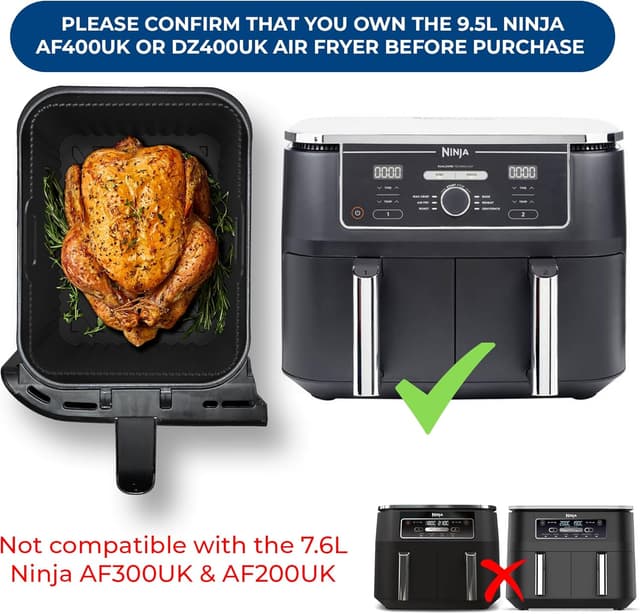 Thumbnail 1 de Ninja AF400UK 9.5L silicone liners