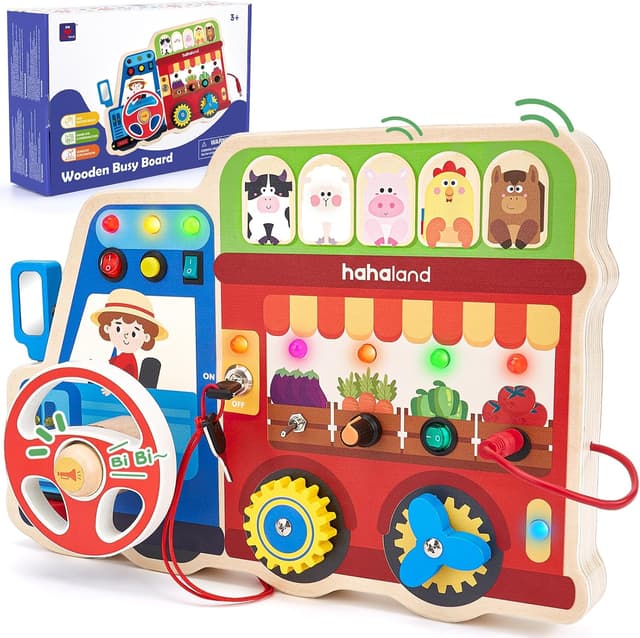 Imagen de hahaland Busy Board Lavagna Attività 2 anni en OfertitasTOP