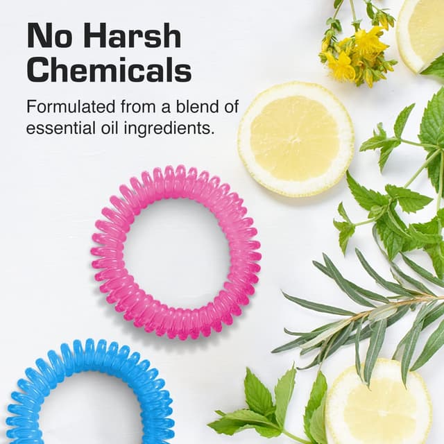 Detalle de Active Era Active Era Mosquito Repellent Bracelet 12 Pack (DEET-free) – waterproof insect & midge bands for adults and kids 3+