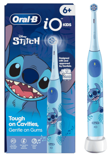 Detalle de Oral-B iO Kids Stitch cepillo eléctrico 2 min
