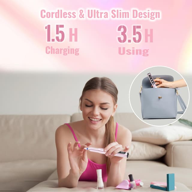 Thumbnail 2 de Denabuty Nagelfräser 35000 U/min Nagelbohrer