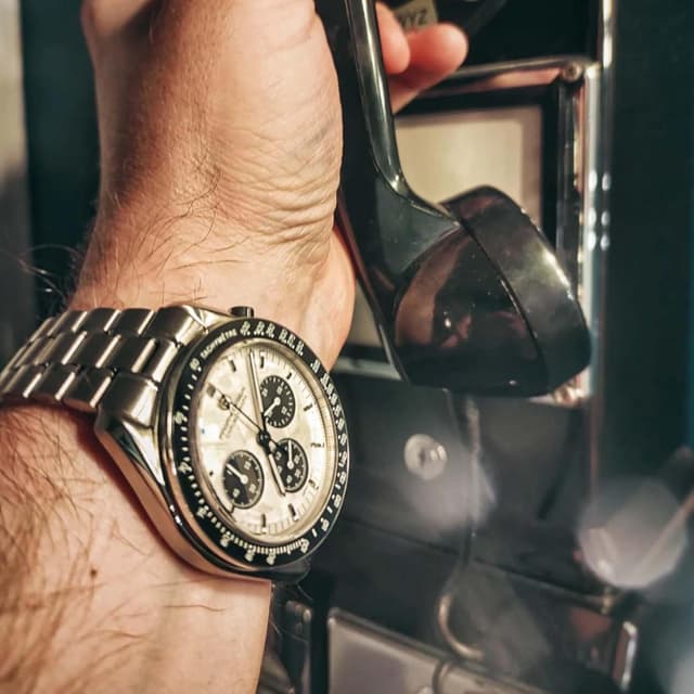 Detalle de Pagani Design 1701 : montre à quartz chronographe homme étanche 100 m, verre saphir