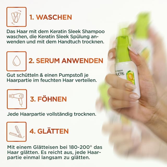 Thumbnail 5 de Garnier Fructis Sleek & Stay Siero 50 ml