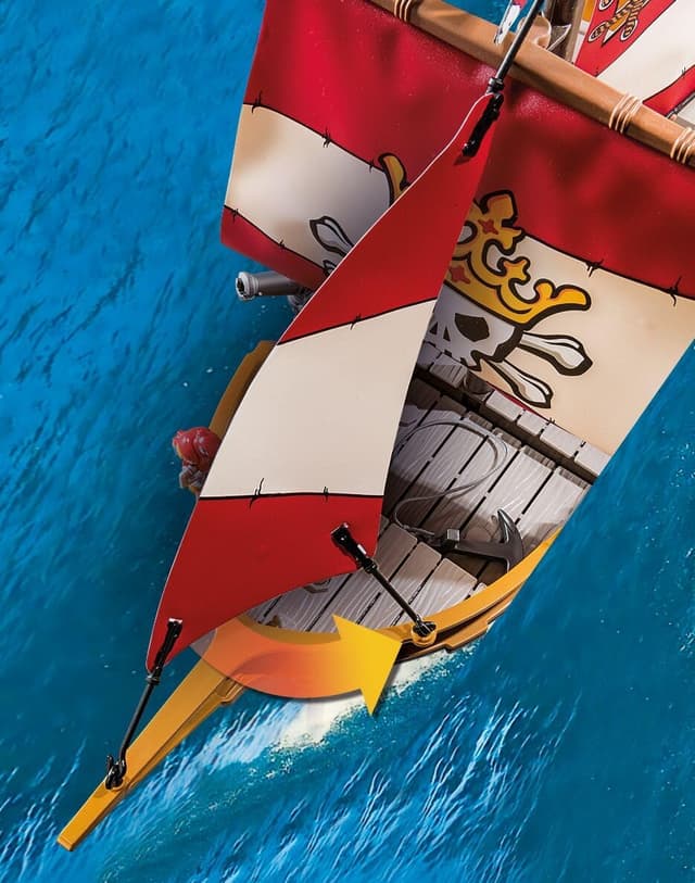 Detalle 1 de PLAYMOBIL Pirate Ship 101-piece set