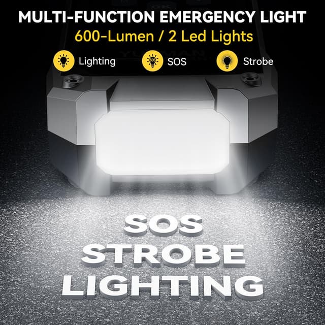 Thumbnail 4 de YUSMAN Arrancador 12V 8000A con inflador 150 PSI