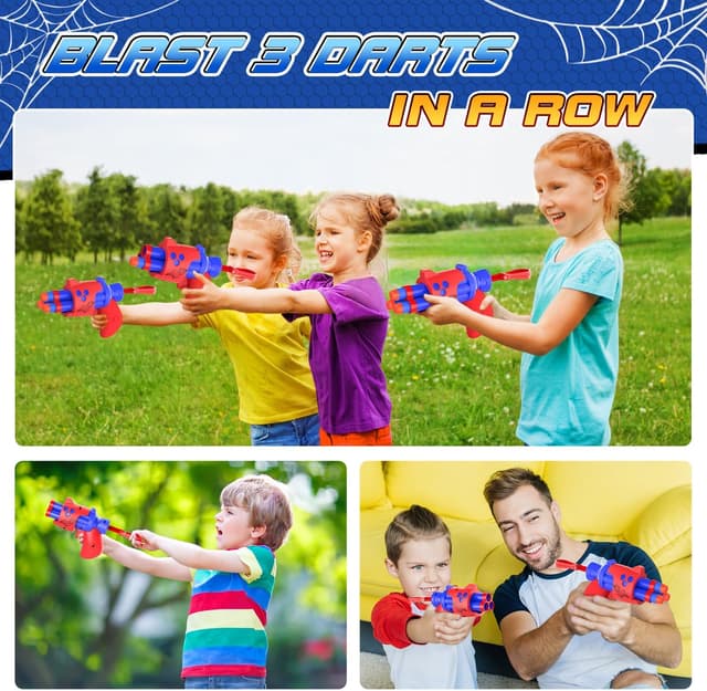 Detalle 2 de Spider Electronic Target with Nerf Toy Gun for Kids