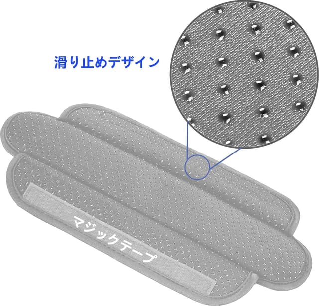 Detalle de ZINZ Schulter Pad Ersatz für Taschen – abnehmbares Schulterpolster (ca. 13" lang, 3,15" breit)