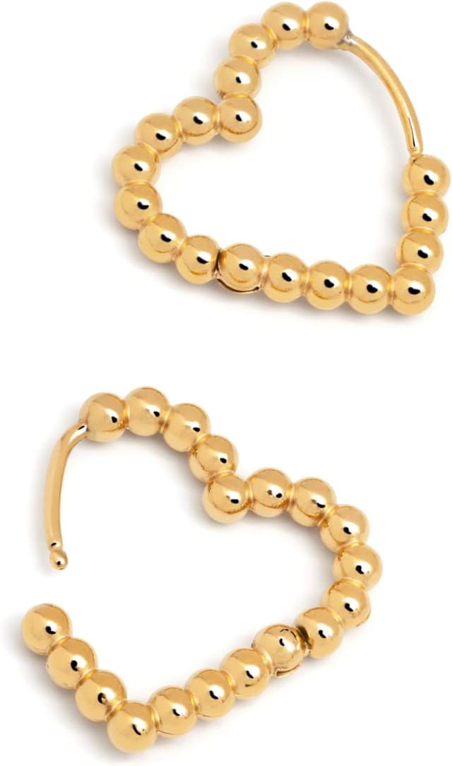 Thumbnail 5 de SINGULARU Cora Dots orecchini in acciaio placcato oro 18Kt 💍