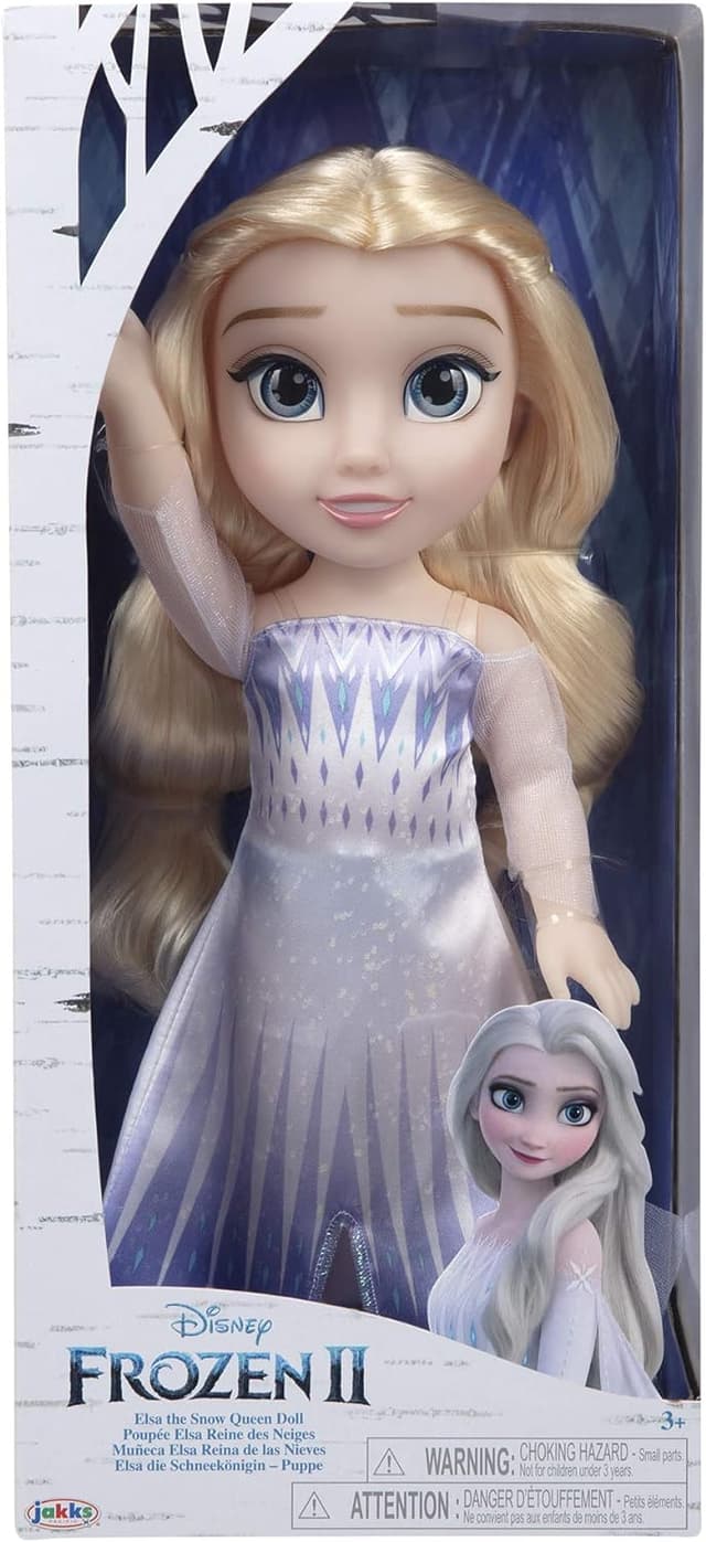 Thumbnail 6 de Disney Frozen 2 Elsa Puppe (35 cm) – bewegliche Schneekönigin im Modekleid, für Mädchen ab 3 Jahren