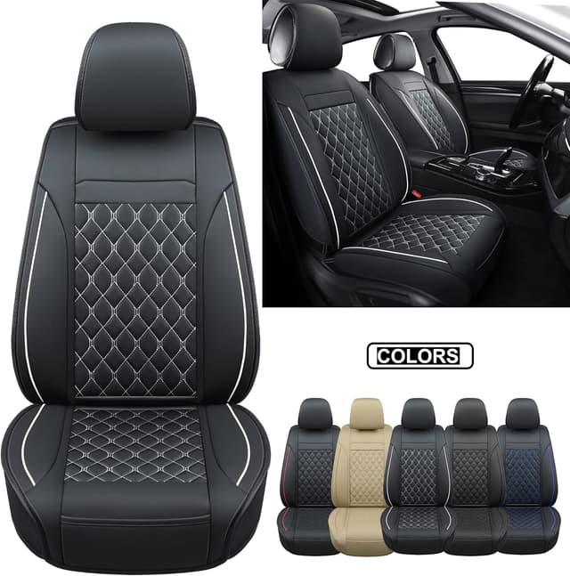 Detalle 2 de Vankerful seat covers front pair faux leather