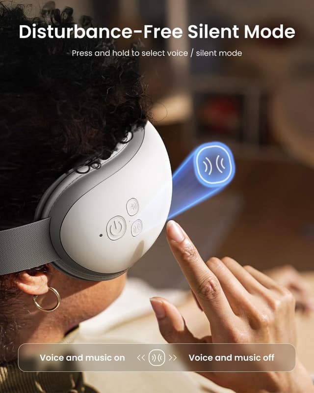 Thumbnail 6 de RENPHO Eyeris 1 heated eye mask with heat, adjustable 180° fit and Bluetooth music
