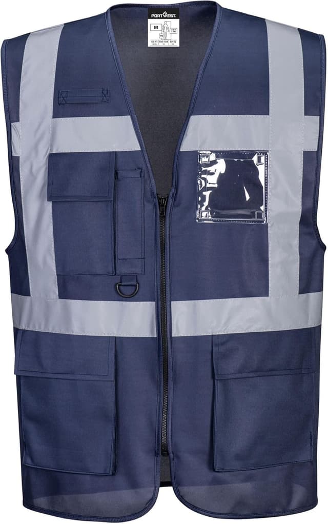 Thumbnail 3 de Portwest F476RERM Gilet Executive Iona Rosso M