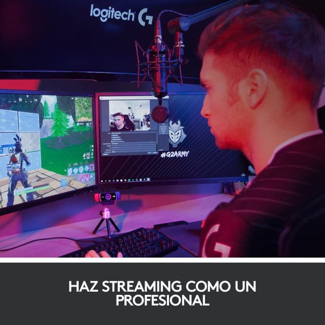 Detalle 2 de Logitech C922 Pro Stream Cámara web 720p 60 fps