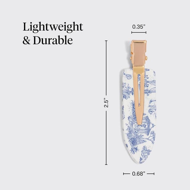 Thumbnail 4 de Bridgerton x Kitsch Creaseless Hair Clips 4pc