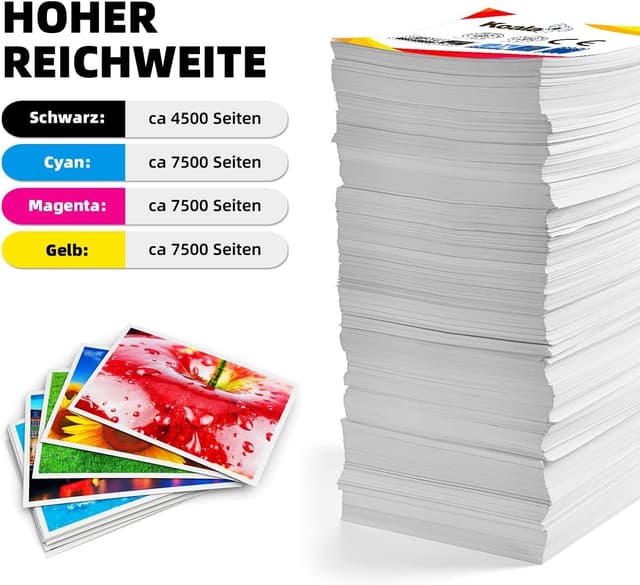 Detalle 2 de Koala 104 102 encre compatible, 8 pack 70 ml