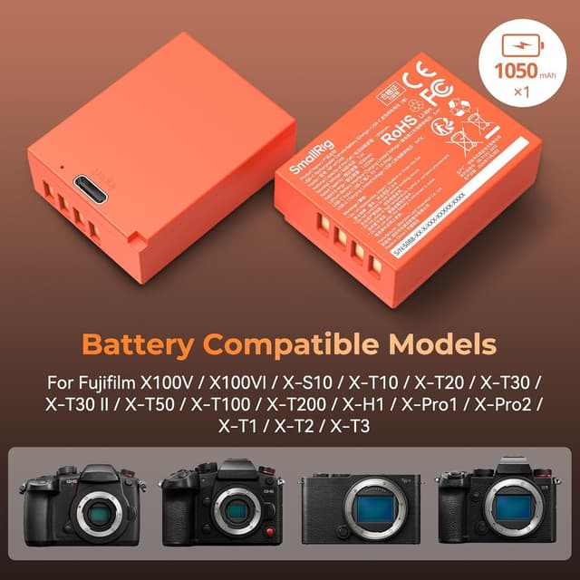 Thumbnail 2 de SMALLRIG NP-W126S 1050 mAh batterie pour Fujifilm