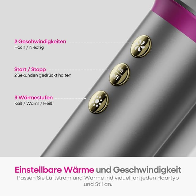 Thumbnail 6 de okaydeer 7-in-1 Hairstyler Airstyler Lockenstab 1,0 kW