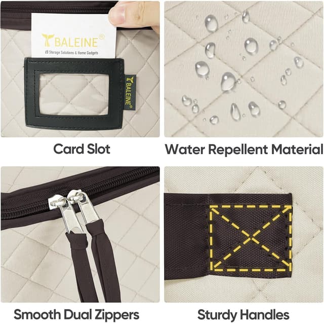 Detalle 2 de BALEINE Quilted Wine Glass Storage