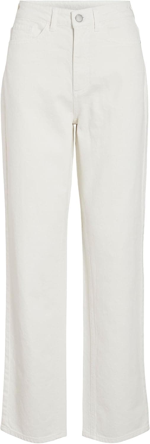 Detalle de Vila Vikelly Jaf HW Straight Jeans (high-waist straight fit) for women