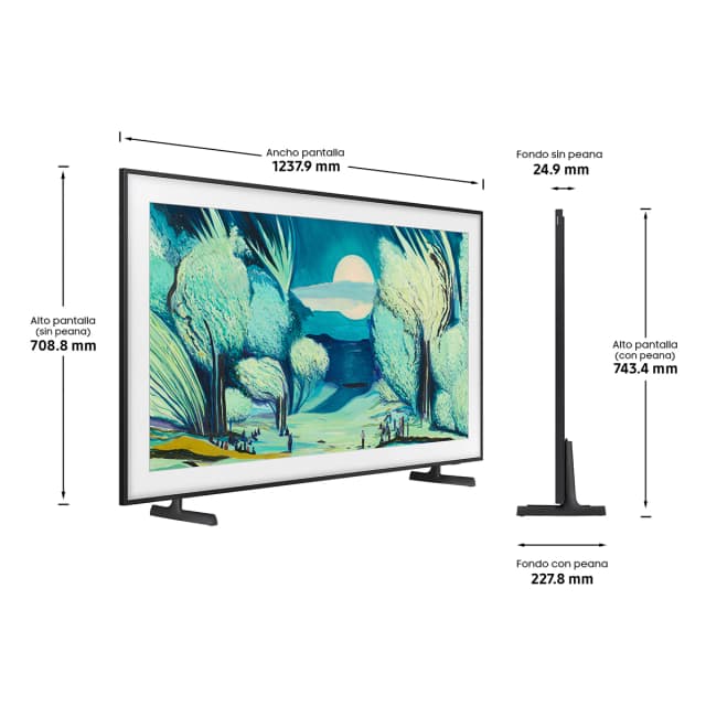 Detalle 2 de Samsung The Frame TQ55LS03FAUXXC QLED 4K Smart TV