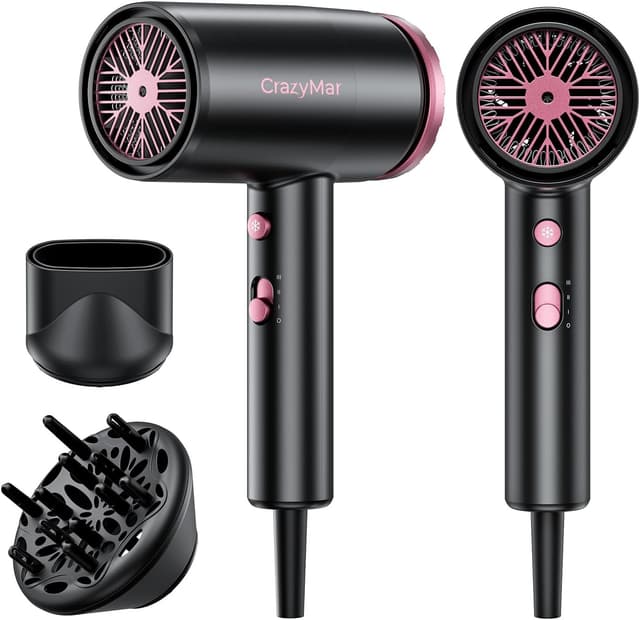Detalle de CrazyMar Ionen Föhn 1800W Haartrockner