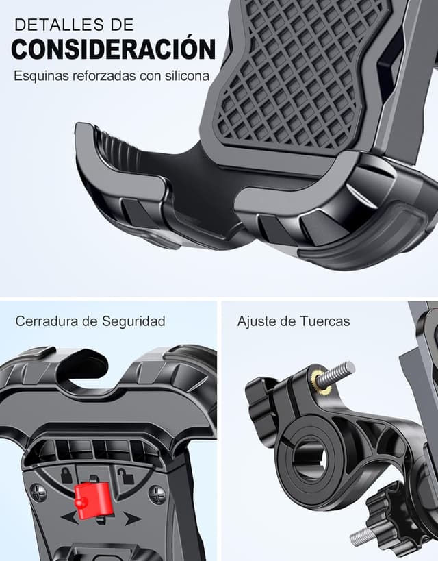 Thumbnail 2 de Glangeh Soporte móvil bici 360° para manillar